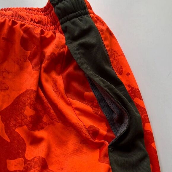 Under Armour Orange Camo Basketball Shorts Men’s Small 10 inseam - Picture 8 of 8